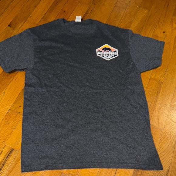 FOTL Fruit of The Loom GATLINBURG TN Gray Graphic Short Sleeve T-Shirt MED - Picture 2 of 5